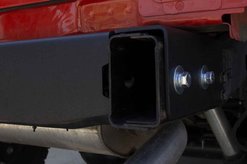 Jeep Wrangler JK Rubicon Bumper - Rear - Fishbone Offroad - Bumper Delete - Black Powder Coated - `07-`18